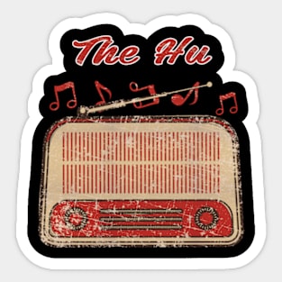 Retro The Hu Sticker